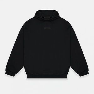 Fear of God Essentials Jet Black Hoodie